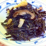 ひじきと日干し椎茸の煮物